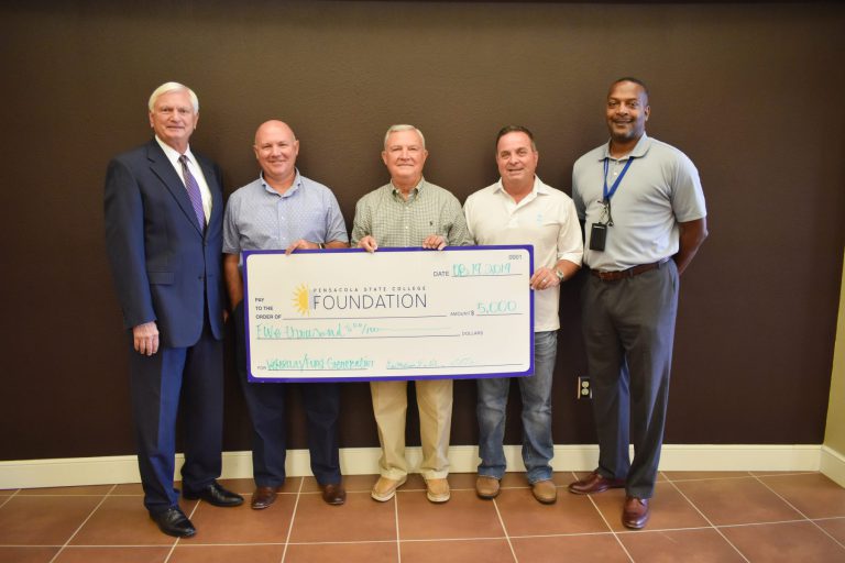 Veterans Home Care donation decorative image of Veterans-Home-Care-donation , Veterans National Homecare donates $5,000 to PSC for 1st generation students 2019-08-30 11:54:07