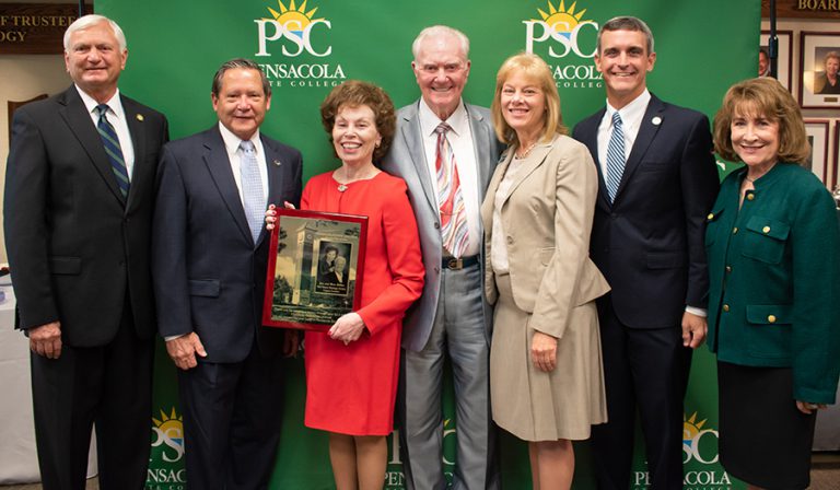 2019-RonJanMiller-Group1 decorative image of 2019-RonJanMiller-Group1 , Jan and Ron Miller name Pensacola State College beneficiary of $2.5 million Charitable Remainder Unitrust 2019-10-29 11:54:21