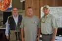 decorative image of Drop-in-the-Bucket-Winner-David-Snyder-with-Ron-Jackson-and-Ed-Meadows-scaled , Day of Clays 2025 2025-10-09 17:45:09