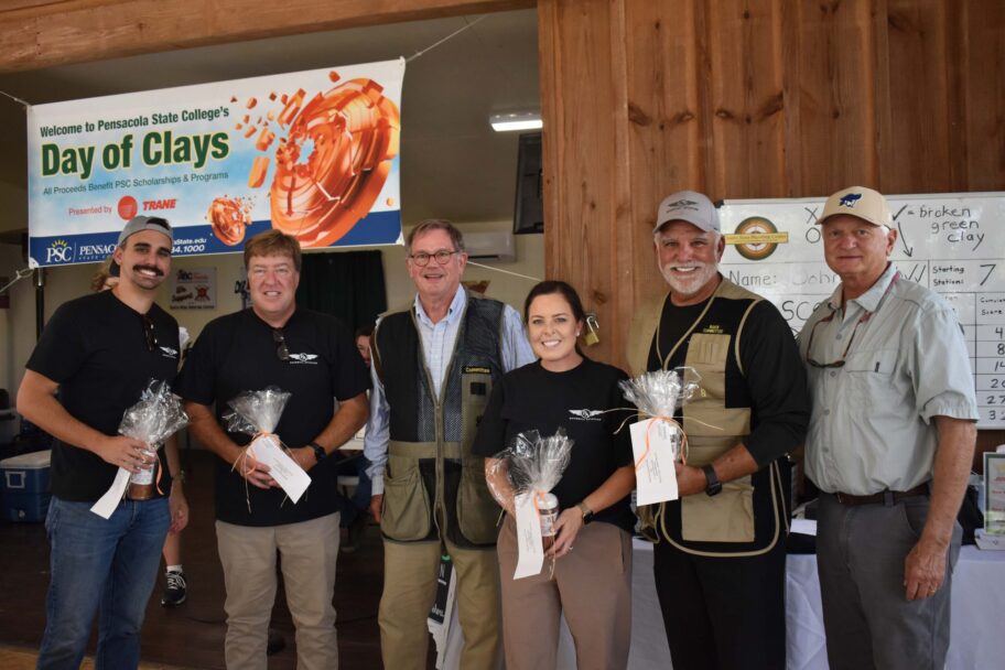 Pensacola State College Foundation Clays Event Clays event participants at Pensacola State College Foundation Day of Clays 2025.