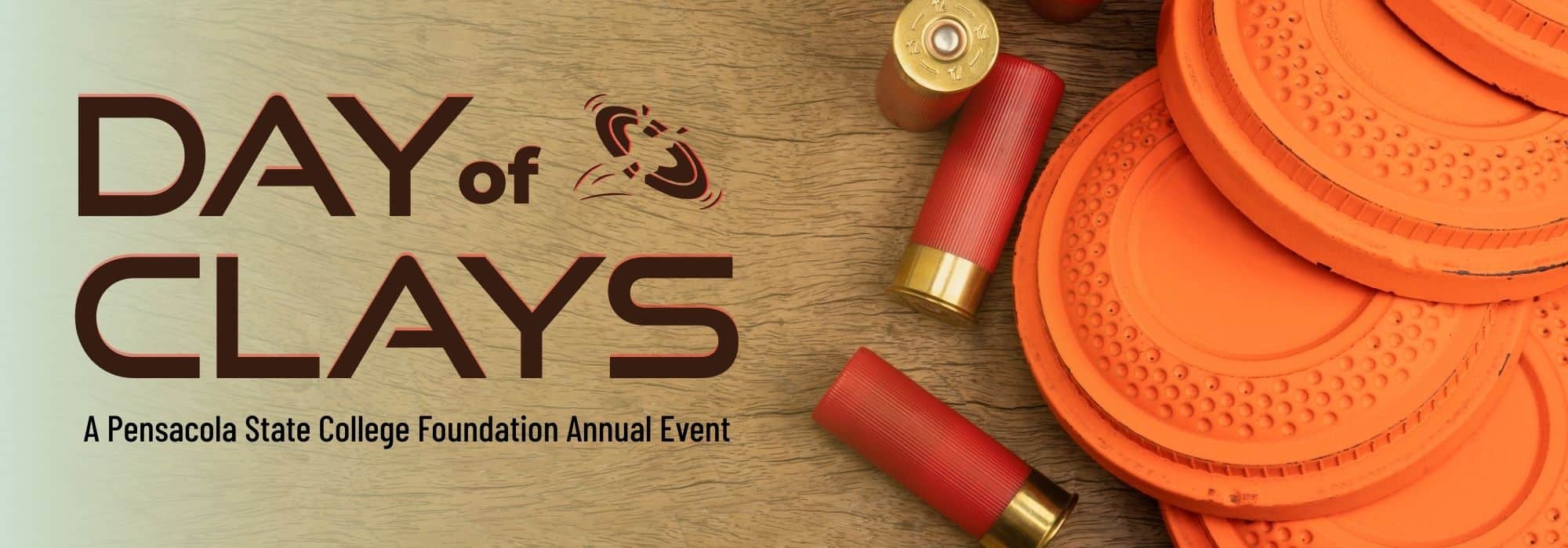 Shotgun shells and clay targets for the Day of Clays event.