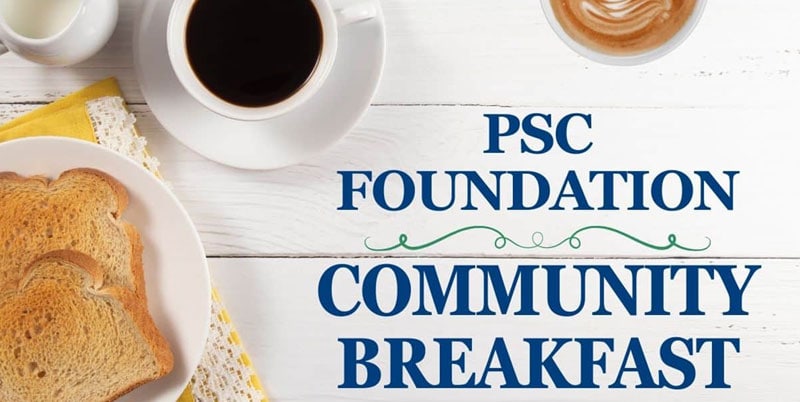 PSC Community Breakfast decorative graphic