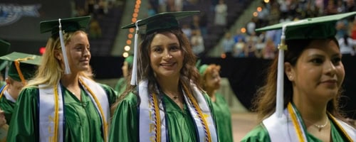 fund-excellence Decorative image of PSC graduation.