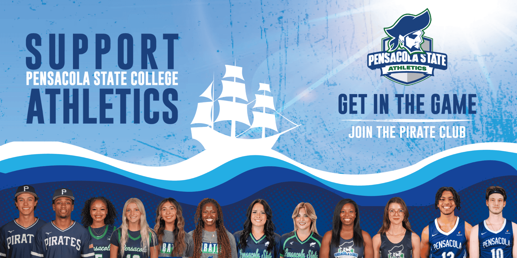 Decorative image of Pirates Path graphic.