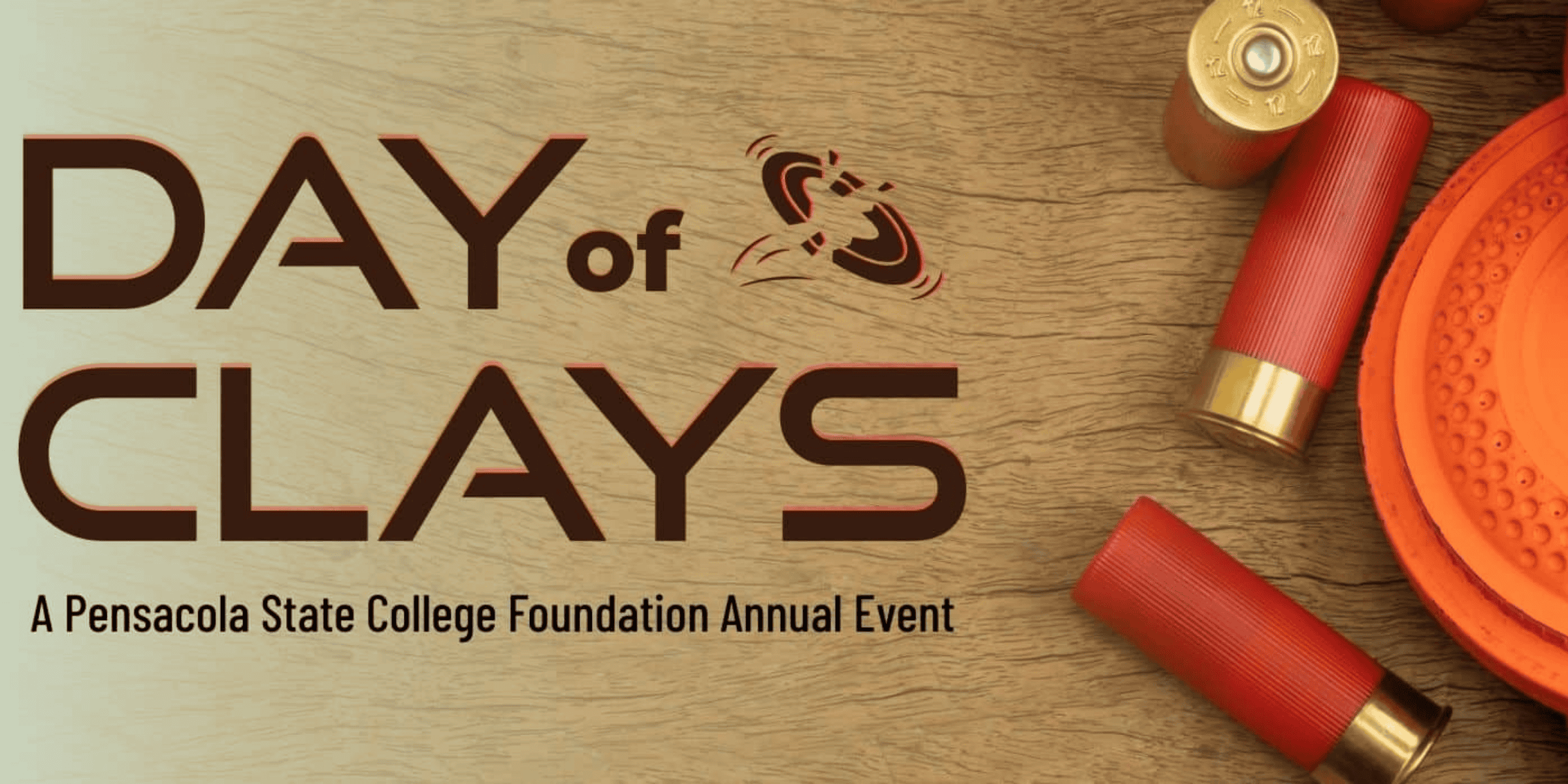 Shotgun shells and clay targets for the Day of Clays event.