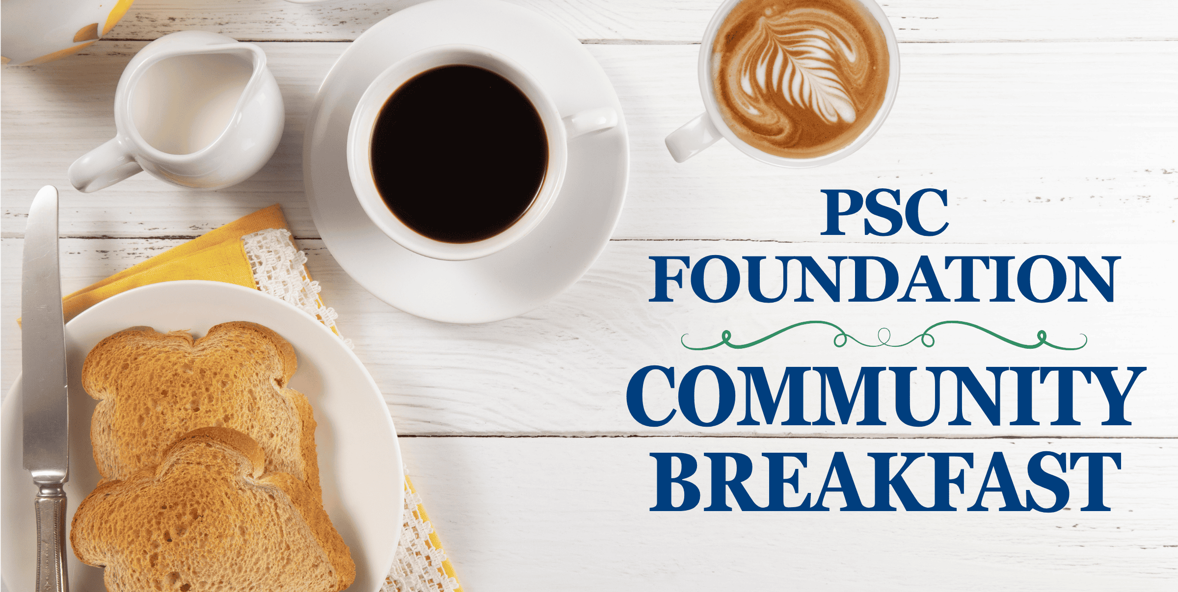 PSC Community Breakfast decorative graphic