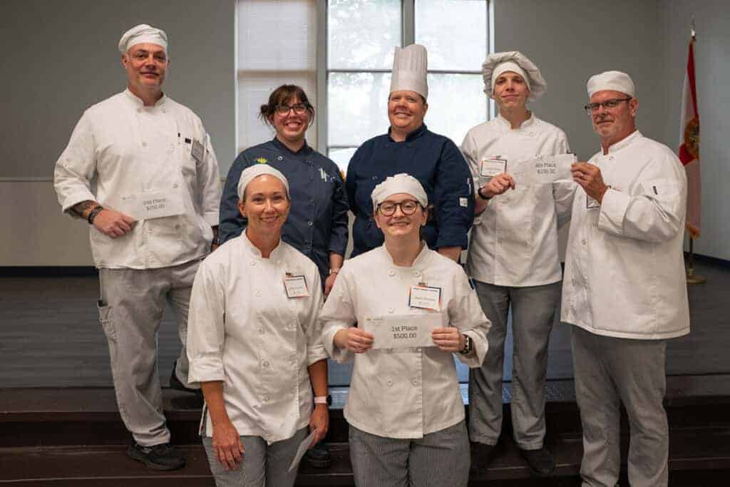 Image of winners at the Graze, Grapes, & Grains event.