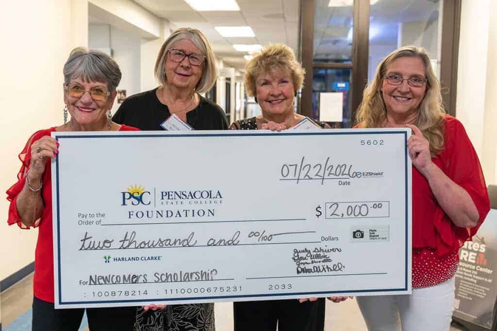 Image of annual donation to the PSC Foundation.